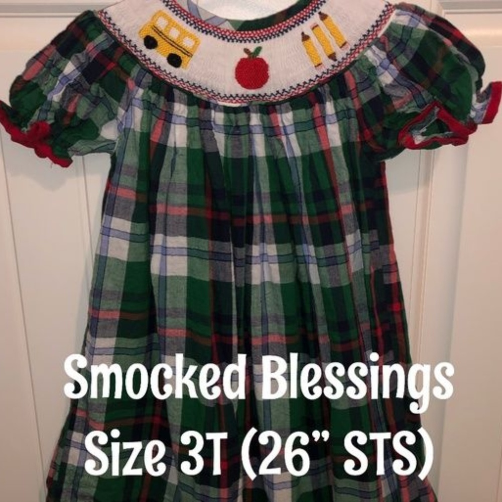Smocked Blessings School Dress